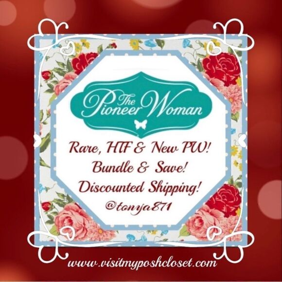 🦋 New Pioneer Woman Cassie Teal Glass Dinnerware, Set of 12 Pieces - Picture 2 of 9